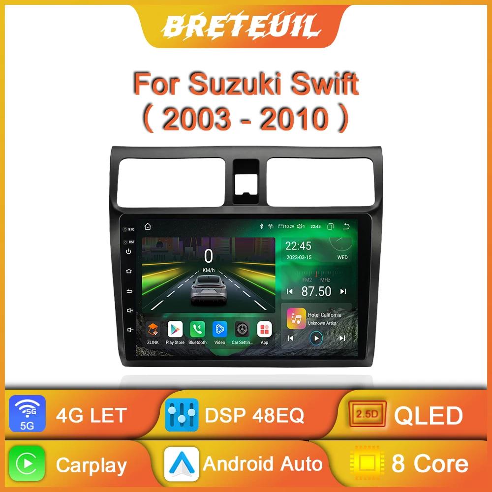 Suzuki Swift  ȵ̵ Car Radio 2003 2004 2005 2006 2007 2008 2009 2010 Multimidia  ÷̾ GPS ׺̼ Carplay QLED ġ